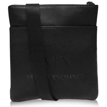 Image of Armani Exchange Leather Crossbody Bag