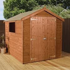 Image of Mercia 8 X 6 Ft Pressure Treated Shiplap Apex Shed