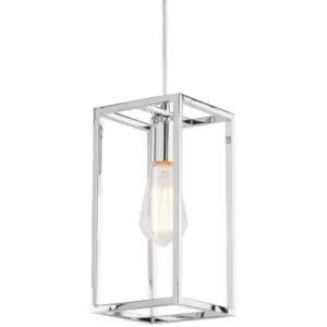 Image of Netlighting Industrial and Retro Hanging Pendant CHrome 1 Light, E27 - ITLMD-BR4