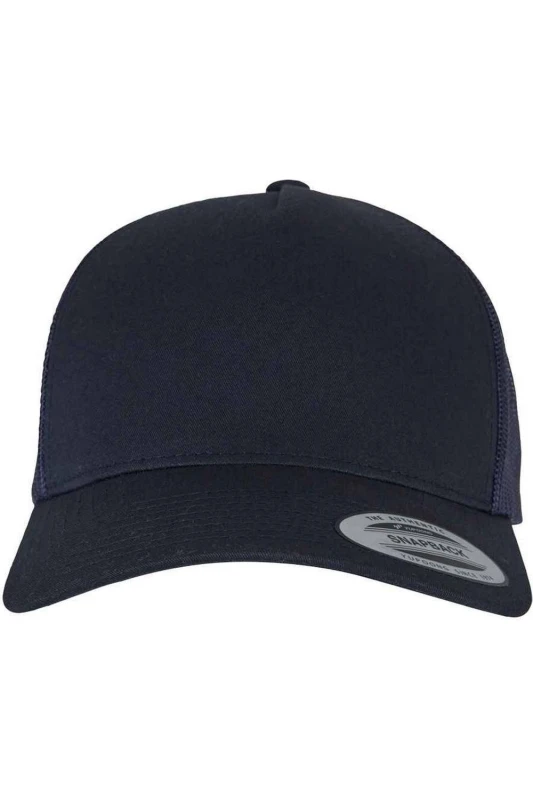 Image of Flexfit Retro Trucker Cap in Dark Navy Dark Navy Unisex One Size