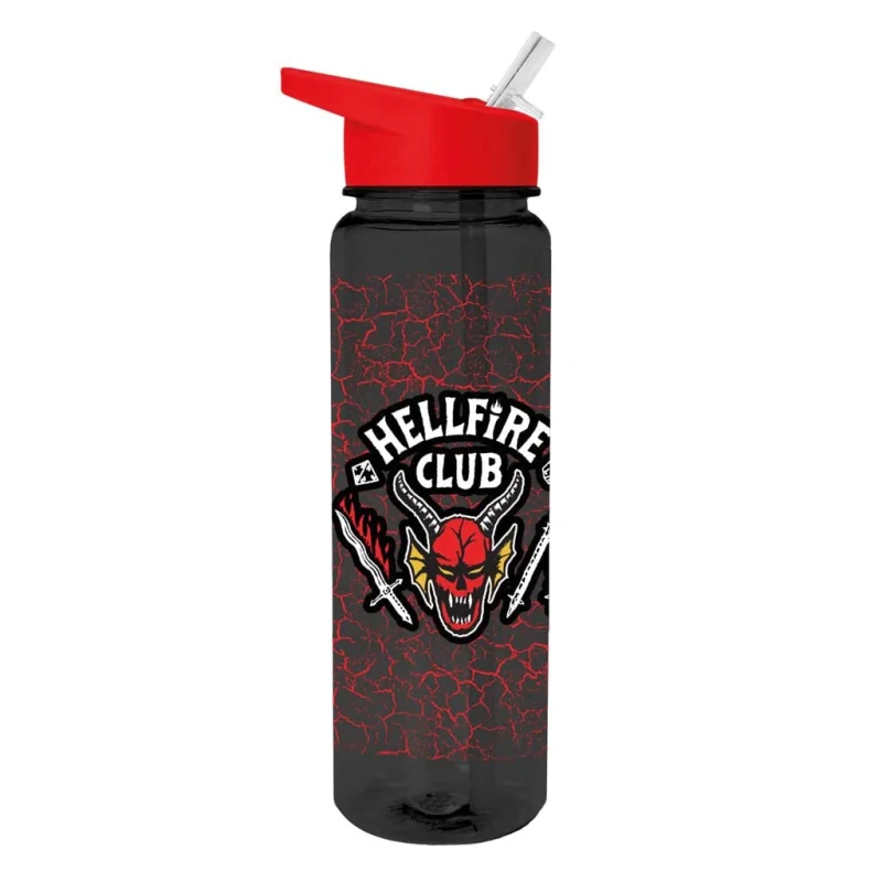 Image of STRANGER THINGS 4 (HELLFIRE CLUB) PLASTIC DRINKS BOTTLE General merchandise