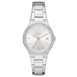 Image of Ladies DKNY Stainless Steel Parsons