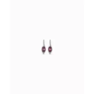 Image of Blossom Purple Faceted Crystal Earrings