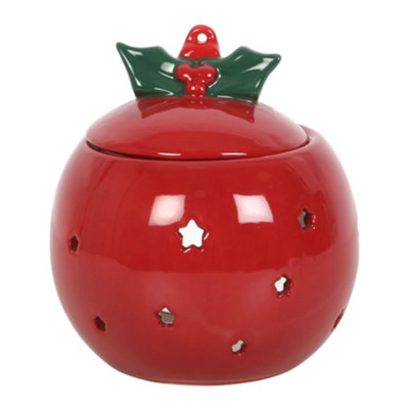 Image of Something Different Something Different Bauble Oil Burner in Red Red One Size Unisex 5063574136242