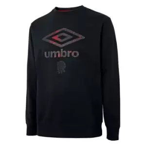 Image of Umbro England Sweatshirt Mens - Black