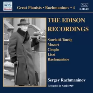 Image of The Edison Recordings by Sergei Rachmaninov CD Album