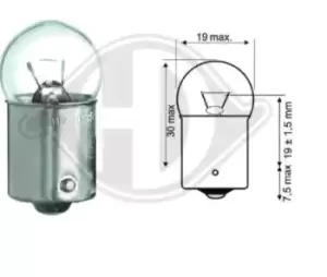 Image of DIEDERICHS Light Bulbs LID10059 Bulb, interior light VW,AUDI,MERCEDES-BENZ,POLO (9N_),TOURAN (1T1, 1T2),GOLF II (19E, 1G1),Lupo (6X1, 6E1)