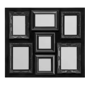 Image of Premier Housewares Black Contemporary 7 Photo Frame