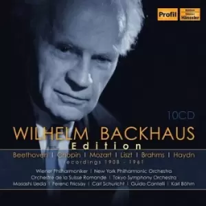 Image of Wilhelm Backhaus Edition Recordings 1908-1961 by Wilhelm Backhaus CD Album