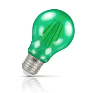 Image of Crompton GLS LED Light Bulb E27 4.5W (25W Eqv) Green IP65 Harlequin