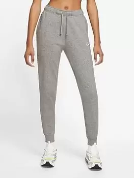 Image of Nike NSW Club Fleece Mid Rise Standard Joggers - Dark Grey Heather Size M Women