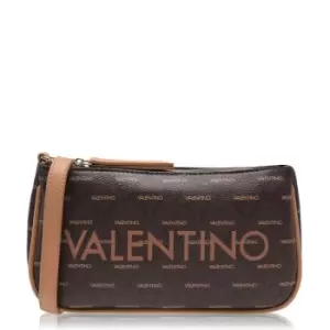 Image of Valentino Bags Logo Shoulder Bag - Brown