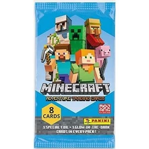 Image of Minecraft Adventure Trading Card Collection (18 Packs)