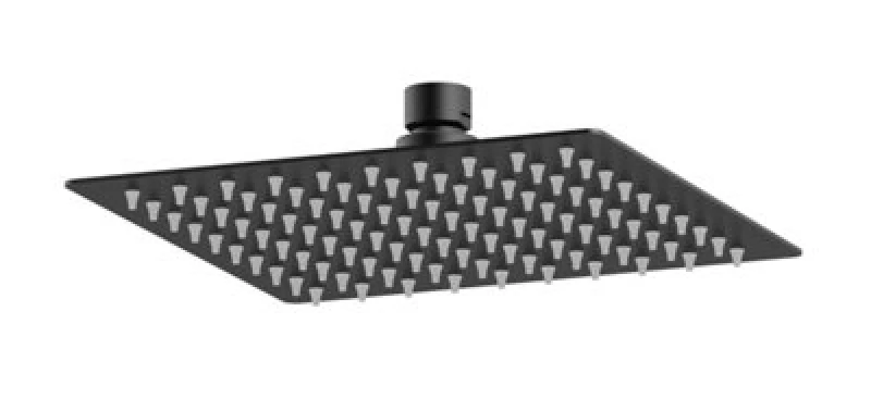 Image of Balterley Square Fixed Head, 200mm - Matt Black