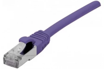 Image of Patch Cord RJ45 CAT.6 F/UTP LSZH Snagless Purple - 2m Full Copper
