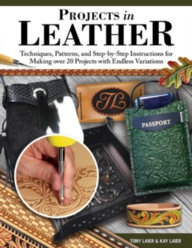 Image of Projects in Leather : Techniques, Patterns, and Step-by-Step Instructions for Making over 20 Projects with Endless Variations Paperback / softback