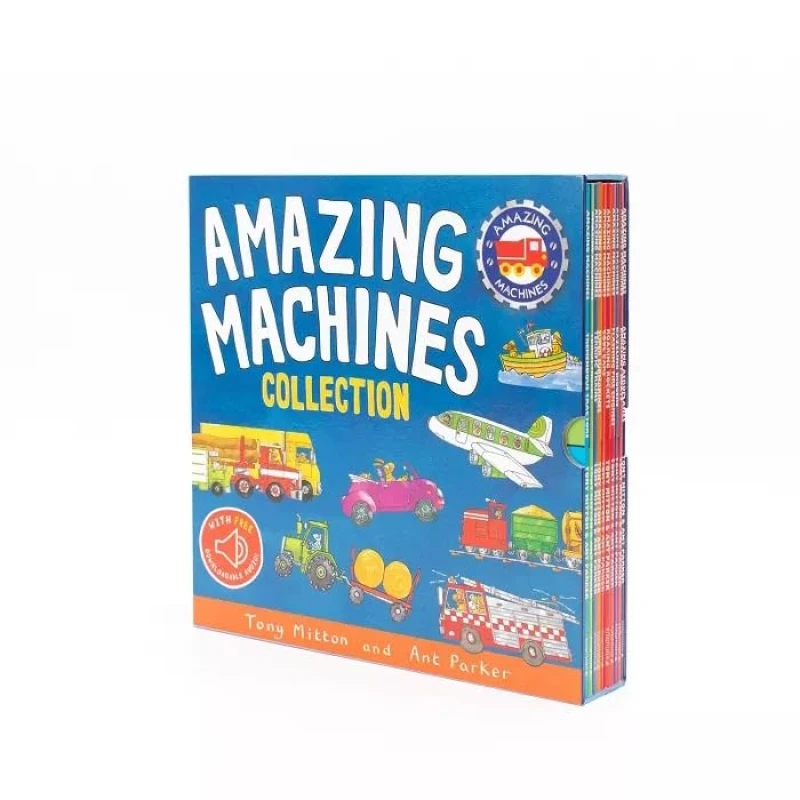 Image of Amazing Machines Collection Tony Mitton And Ant Parker Terrific Trains Complete Box Set Tony Mitton & Ant Parker Books