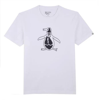 Image of Original Penguin Pete T Shirt - White