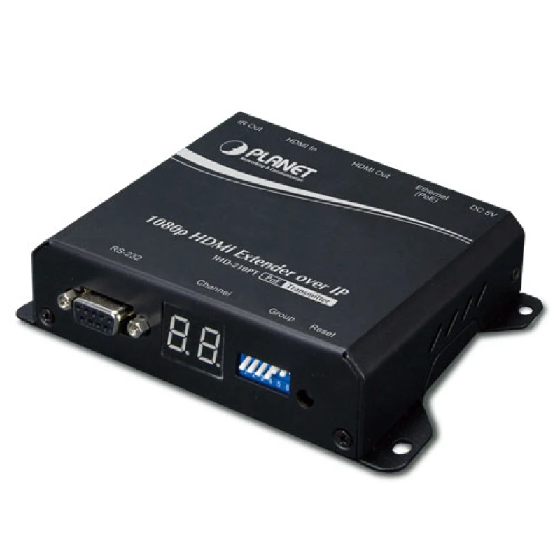 Image of PLANET IHD-210PT AV extender AV transmitter Black