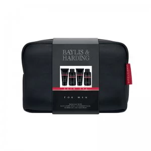 Image of Baylis Harding Skin Spa Amber Sandalwood Wash Bag Set