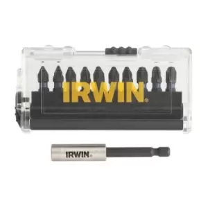 Image of Irwin IW6062503 Impact Pro Performance Pozi Screwdriver Bit Set 10 Piece IRWIW6062503