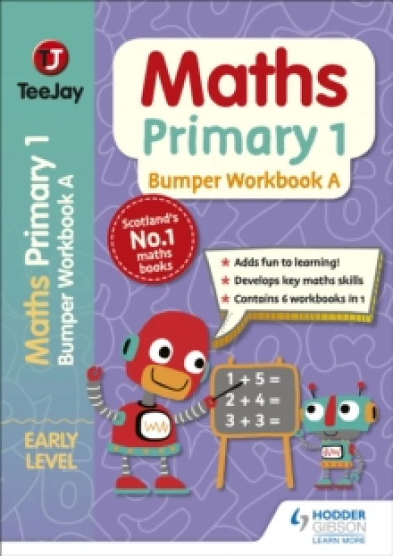 Image of Thomas Strang TeeJay Maths Primary 1: Bumper Workbook A Book Multi unisex