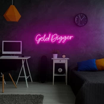 Image of Gold Digger - Pink Pink Wall Lamp