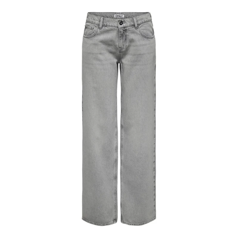Image of Only Womens low-rise jeans Only Brenda Gris Female Sx32