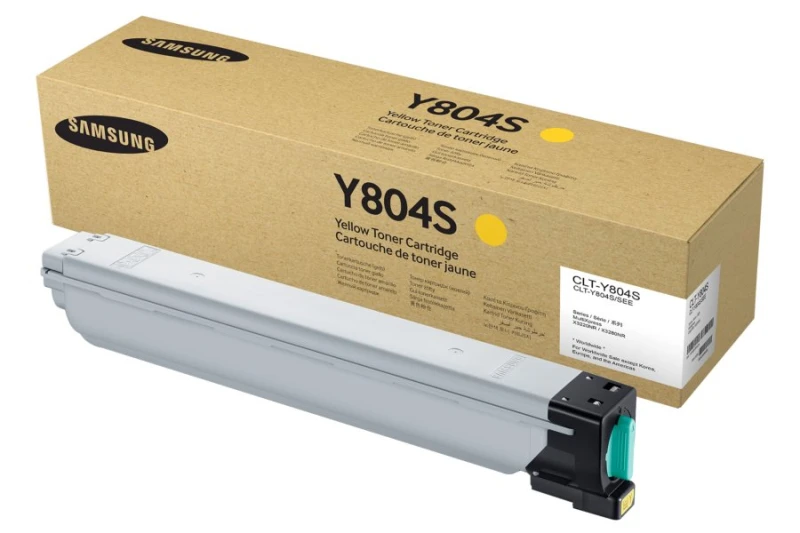 Image of Samsung CLT-Y804S/ELS/Y804 Toner cartridge yellow. 15K pages for Samsu