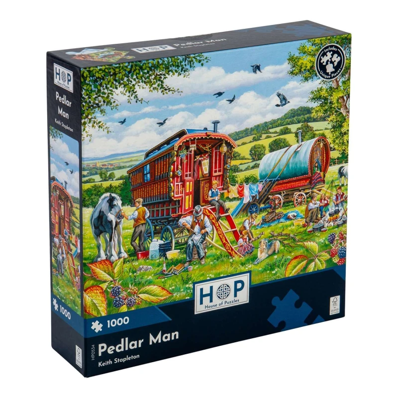 Image of The House Of Puzzles Pedlar Man, 1000 Piece Jigsaw Puzzle Multi unisex
