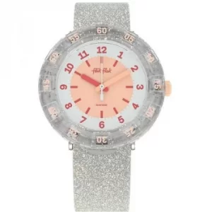 Image of Childrens Flik Flak Gliteraxus Watch Z