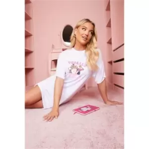 Image of I Saw It First White Clueless Peplum Hem Mini Dress - White