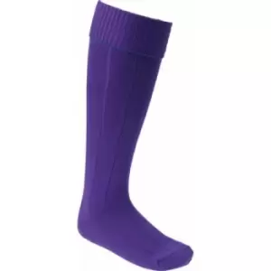 Image of Carta Sport Boys Football Socks (3 UK-6 UK) (Purple)
