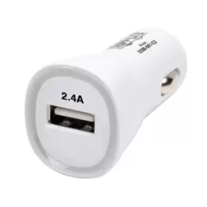 Image of Tripp Lite U280-001-C2 USB Tablet / Phone Car Charger 5V 2.4A / 12W