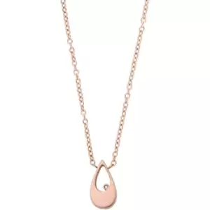 Image of Kariana Rose-Tone Stainless Steel Pendant Necklace