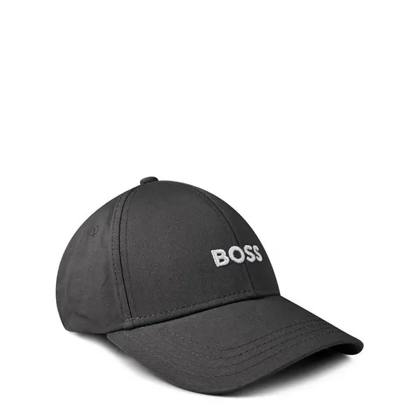 Image of Boss Zed Cotton logo cap - Grey Mens