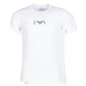Image of Emporio Armani CC715-111267-04712 mens T shirt in White - Sizes EU XXL,EU S,EU L,EU XL