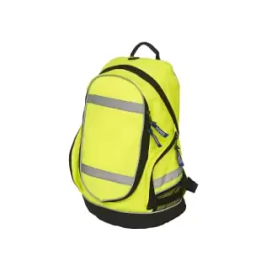 Image of Yoko High Visibility London Backpack (yellow)