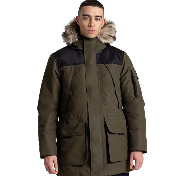 Image of Craghoppers Mens Bishorn Waterproof Breathable Parka Jacket XXL - Chest 46' (117cm)