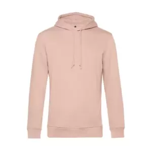 Image of B&C Mens Organic Hooded Sweater (M) (Soft Rose)
