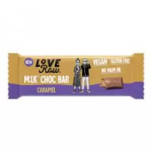 Image of Love Raw Vegan Milk Choc Bar - Caramel - 30g x 20