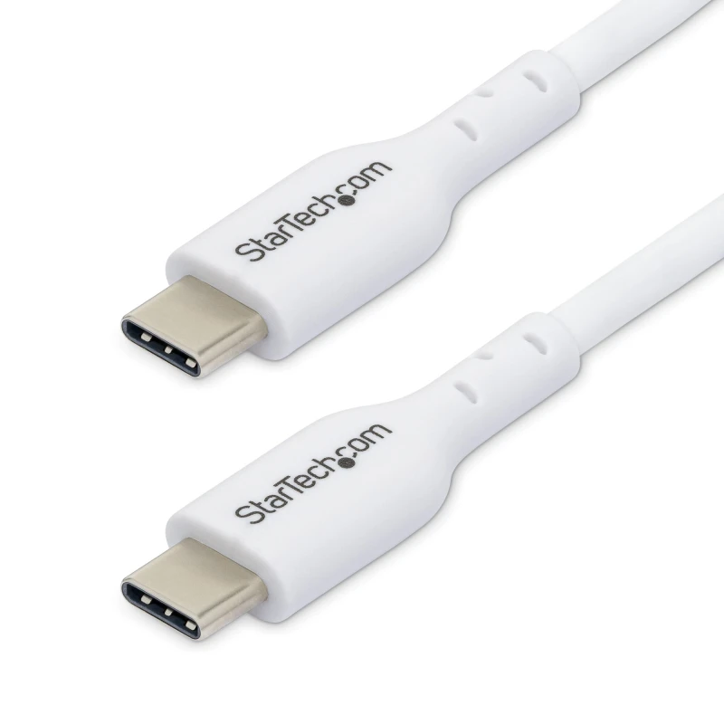 Image of StarTech.com 3m White USB-C Charging Cable USB2CC3MWHE