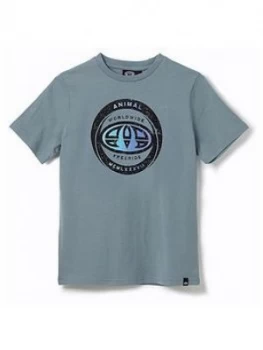 Image of Animal Boys Escape Short Sleeve T-Shirt - Grey