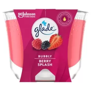 Image of Glade Bubbly Berry Splash Scented Candle 224g