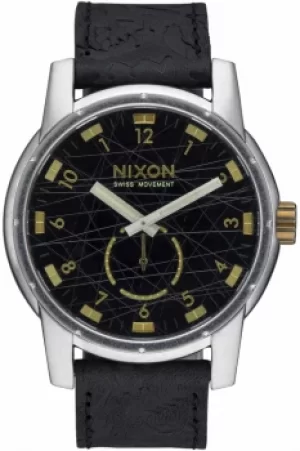 Image of Mens Nixon The Patriot Leather Watch A938-2222