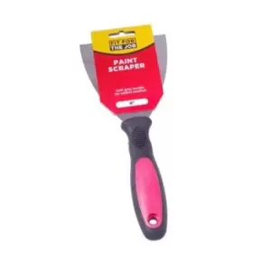 Image of Fit For The Job 4" Soft Grip Paint Scraper- you get 6