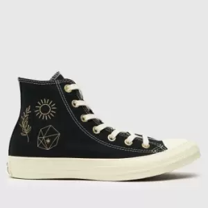 Image of Converse Black Chuck Taylor All Star Hi Trainers