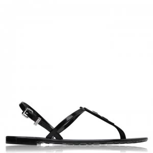 Image of Karl Lagerfeld Sandals - Black Rubber