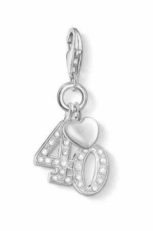 Image of Ladies Thomas Sabo Sterling Silver Charm Club 40 Charm 1239-051-14