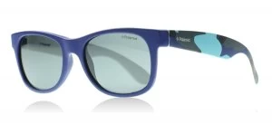 Image of Polaroid Junior P0300E Sunglasses Blue Camouflage T6DY2 Polariserade 45mm